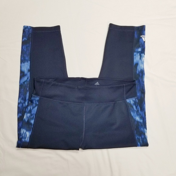 Adidas Midrise Climalite Print Leggings - Picture 8 of 8